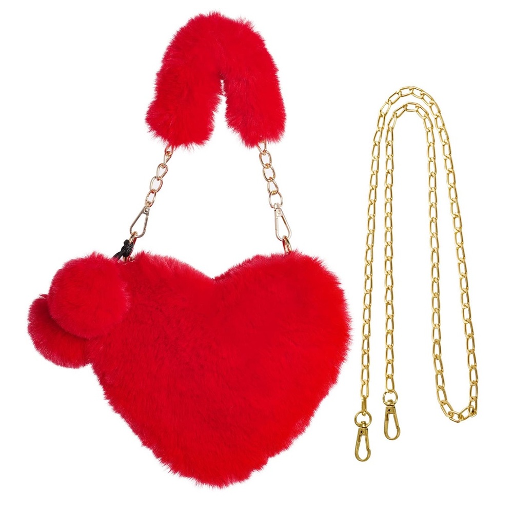 NWT Fluffy purse and crossbody.